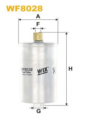 WIX FILTERS WF8028 Топливный фильтр для AUDI 4000 (Ауди 4000) WIX FILTERS WF8028 Топливный фильтр для AUDI 4000 (Ауди 4000)