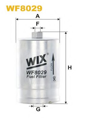 WIX FILTERS WF8029 Топливный фильтр для JAGUAR VANDEN PLAS (Ягуар Vандэн плас) WIX FILTERS WF8029 Топливный фильтр для JAGUAR VANDEN PLAS (Ягуар Vандэн плас)