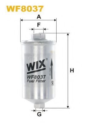 WIX FILTERS WF8037 Топливный фильтр для PEUGEOT BOXER (Пежо Боxэр) WIX FILTERS WF8037 Топливный фильтр для PEUGEOT BOXER (Пежо Боxэр)