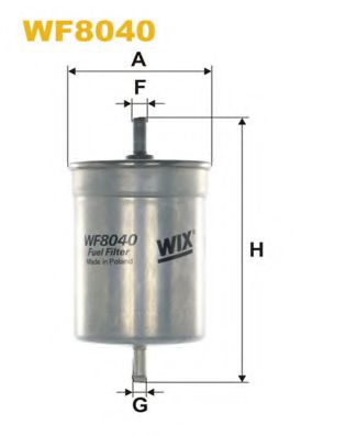 WIX FILTERS WF8040 Топливный фильтр для BMW 5 (Бмв 5) WIX FILTERS WF8040 Топливный фильтр для BMW 5 (Бмв 5)