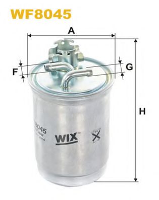 WIX FILTERS WF8045 Топливный фильтр для FORD GALAXY (Форд Галакси) WIX FILTERS WF8045 Топливный фильтр для FORD GALAXY (Форд Галакси)