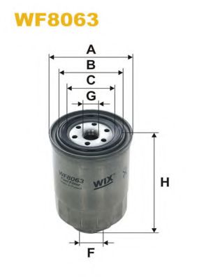 WIX FILTERS WF8063 Топливный фильтр для NISSAN (Ниссан) WIX FILTERS WF8063 Топливный фильтр для NISSAN (Ниссан)