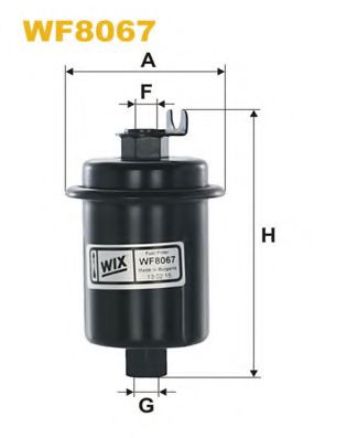 WIX FILTERS WF8067 Топливный фильтр для DAIHATSU CHARADE III (Дайхатсу Чарадэ 3) WIX FILTERS WF8067 Топливный фильтр для DAIHATSU CHARADE III (Дайхатсу Чарадэ 3)