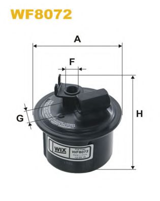 WIX FILTERS WF8072 Топливный фильтр для HONDA CIVIC V (Хонда Цивик 5) WIX FILTERS WF8072 Топливный фильтр для HONDA CIVIC V (Хонда Цивик 5)