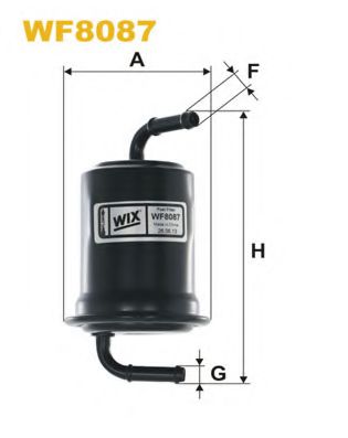 WIX FILTERS WF8087 Топливный фильтр для MAZDA 626 III (Мазда 626 3) WIX FILTERS WF8087 Топливный фильтр для MAZDA 626 III (Мазда 626 3)