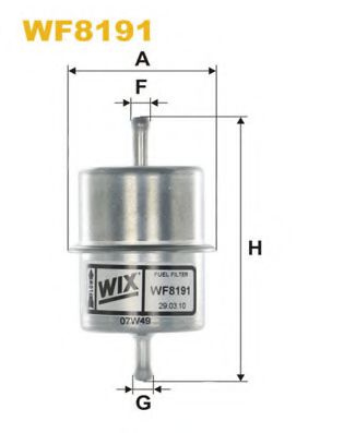 WIX FILTERS WF8191 Топливный фильтр для MERCEDES-BENZ G-CLASS (Мэрcэдэс-бэнз Ж класс) WIX FILTERS WF8191 Топливный фильтр для MERCEDES-BENZ G-CLASS (Мэрcэдэс-бэнз Ж класс)