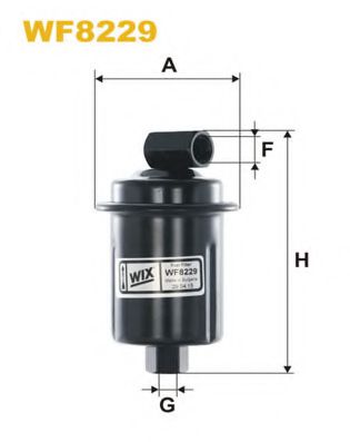 WIX FILTERS WF8229 Топливный фильтр для HYUNDAI SANTRO XING (Хендай Сантро xинг) WIX FILTERS WF8229 Топливный фильтр для HYUNDAI SANTRO XING (Хендай Сантро xинг)