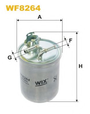 WIX FILTERS WF8264 Топливный фильтр для FORD GALAXY (Форд Галакси) WIX FILTERS WF8264 Топливный фильтр для FORD GALAXY (Форд Галакси)