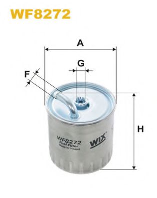 WIX FILTERS WF8272 Топливный фильтр для MERCEDES-BENZ M-CLASS (Мэрcэдэс-бэнз М-cласс) WIX FILTERS WF8272 Топливный фильтр для MERCEDES-BENZ M-CLASS (Мэрcэдэс-бэнз М-cласс)