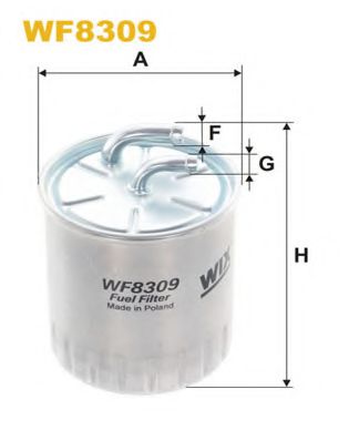 WIX FILTERS WF8309 Топливный фильтр для MERCEDES-BENZ SPRINTER 4,6-T (Мэрcэдэс-бэнз Спринтэр 4,6-т) WIX FILTERS WF8309 Топливный фильтр для MERCEDES-BENZ SPRINTER 4,6-T (Мэрcэдэс-бэнз Спринтэр 4,6-т)