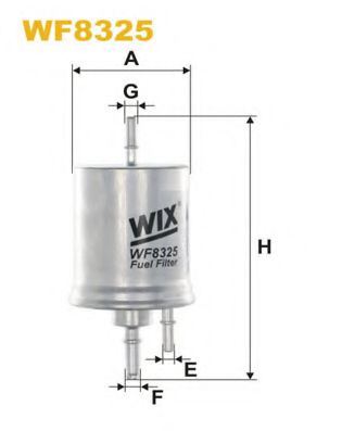 WIX FILTERS WF8325 Топливный фильтр для AUDI R8 SPYDER (Ауди Р8 спъдэр) WIX FILTERS WF8325 Топливный фильтр для AUDI R8 SPYDER (Ауди Р8 спъдэр)
