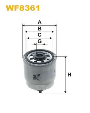 WIX FILTERS WF8361 Топливный фильтр для HYUNDAI ELANTRA LAVITA (Хендай Элантра лавита) WIX FILTERS WF8361 Топливный фильтр для HYUNDAI ELANTRA LAVITA (Хендай Элантра лавита)