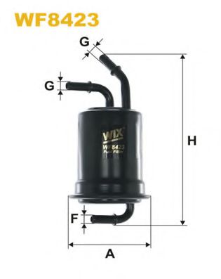 WIX FILTERS WF8423 Топливный фильтр для KIA SHUMA (Киа Шума) WIX FILTERS WF8423 Топливный фильтр для KIA SHUMA (Киа Шума)