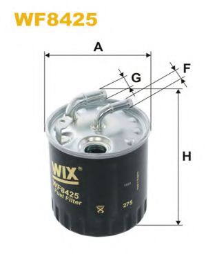 WIX FILTERS WF8425 Топливный фильтр для MERCEDES-BENZ VITO / MIXTO (Мэрcэдэс-бэнз Вито / миxто) WIX FILTERS WF8425 Топливный фильтр для MERCEDES-BENZ VITO / MIXTO (Мэрcэдэс-бэнз Вито / миxто)