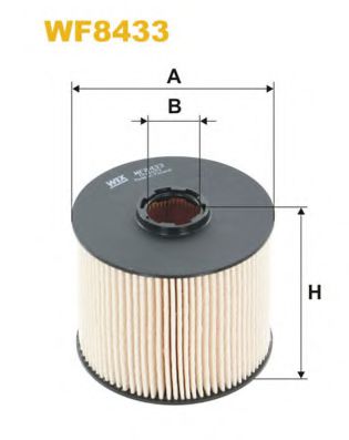 WIX FILTERS WF8433 Топливный фильтр для TOYOTA PROACE (Тойота/тоета Проаcэ) WIX FILTERS WF8433 Топливный фильтр для TOYOTA PROACE (Тойота/тоета Проаcэ)