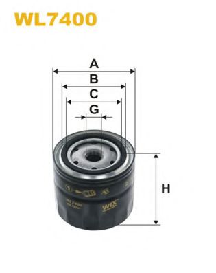 WIX FILTERS WL7400 Масляный фильтр для NISSAN NP300 (Ниссан Нп300) WIX FILTERS WL7400 Масляный фильтр для NISSAN NP300 (Ниссан Нп300)
