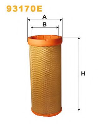 WIX FILTERS 93170E Воздушный фильтр для VOLVO (Вольво) WIX FILTERS 93170E Воздушный фильтр для VOLVO (Вольво)