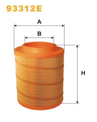 WIX FILTERS 93312E Воздушный фильтр для MAN TGL (Ман Тгл) WIX FILTERS 93312E Воздушный фильтр для MAN TGL (Ман Тгл)