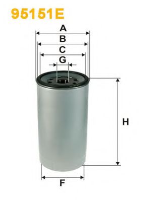 WIX FILTERS 95151E Топливный фильтр для SCANIA P,G,R,T (Сканиа П,г,р,т) WIX FILTERS 95151E Топливный фильтр для SCANIA P,G,R,T (Сканиа П,г,р,т)