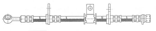 CEF 510782 Тормозной шланг для HONDA (Хонда) CEF 510782 Тормозной шланг для HONDA (Хонда)