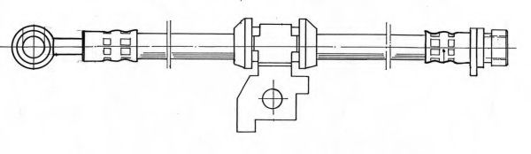 CEF 510889 Тормозной шланг для HONDA (Хонда) CEF 510889 Тормозной шланг для HONDA (Хонда)
