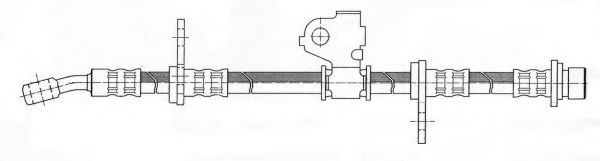 CEF 511156 Тормозной шланг для HONDA (Хонда) CEF 511156 Тормозной шланг для HONDA (Хонда)
