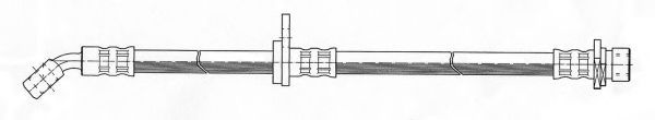 CEF 511454 Тормозной шланг для HONDA CIVIC V (Хонда Цивик 5) CEF 511454 Тормозной шланг для HONDA CIVIC V (Хонда Цивик 5)