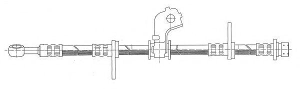 CEF 511456 Тормозной шланг для HONDA (Хонда) CEF 511456 Тормозной шланг для HONDA (Хонда)