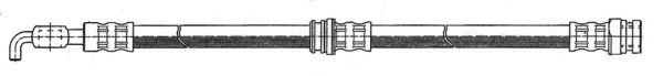 CEF 511669 Тормозной шланг для MAZDA (Мазда) CEF 511669 Тормозной шланг для MAZDA (Мазда)