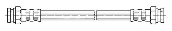 CEF 511716 Тормозной шланг для VOLKSWAGEN CADDY II (Фольксваген Кадди 2) CEF 511716 Тормозной шланг для VOLKSWAGEN CADDY II (Фольксваген Кадди 2)