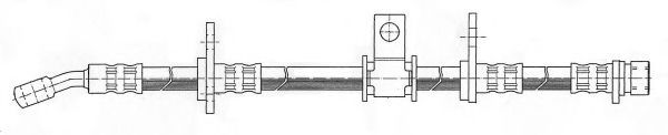 CEF 511757 Тормозной шланг для HONDA PRELUDE III (Хонда Прэлудэ 3) CEF 511757 Тормозной шланг для HONDA PRELUDE III (Хонда Прэлудэ 3)