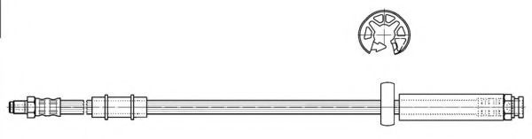 CEF 512229 Тормозной шланг для FIAT DUCATO (Фиат Дукато) CEF 512229 Тормозной шланг для FIAT DUCATO (Фиат Дукато)