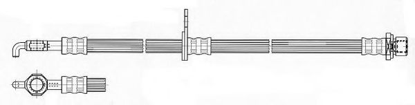 CEF 512309 Тормозной шланг для TOYOTA RUNX (Тойота/тоета Рунx) CEF 512309 Тормозной шланг для TOYOTA RUNX (Тойота/тоета Рунx)
