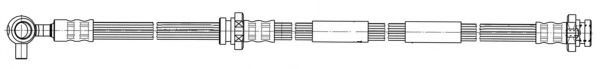 CEF 512374 Тормозной шланг для NISSAN MAXIMA IV (Ниссан Маxима иv) CEF 512374 Тормозной шланг для NISSAN MAXIMA IV (Ниссан Маxима иv)