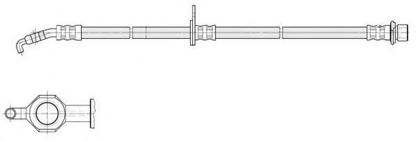 CEF 512601 Тормозной шланг для TOYOTA (Тойота/тоета) CEF 512601 Тормозной шланг для TOYOTA (Тойота/тоета)