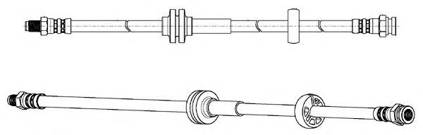 CEF 512711 Тормозной шланг для FIAT (Фиат) CEF 512711 Тормозной шланг для FIAT (Фиат)