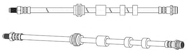 CEF 512749 Тормозной шланг для FORD (Форд) CEF 512749 Тормозной шланг для FORD (Форд)