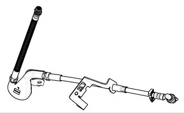 CEF 512754 Тормозной шланг для PEUGEOT 407 (Пежо 407) CEF 512754 Тормозной шланг для PEUGEOT 407 (Пежо 407)