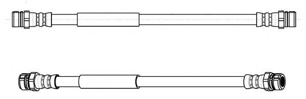 CEF 512977 Тормозной шланг для AUDI TT (Ауди Тт) CEF 512977 Тормозной шланг для AUDI TT (Ауди Тт)