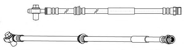 CEF 512978 Тормозной шланг для AUDI TT (Ауди Тт) CEF 512978 Тормозной шланг для AUDI TT (Ауди Тт)