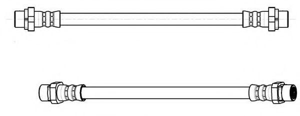 CEF 514503 Тормозной шланг для BMW X5 (F15, F85) xDrive 40e CEF 514503 Тормозной шланг для BMW X5 (F15, F85) xDrive 40e