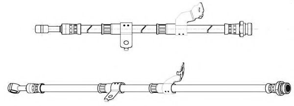 CEF 514624 Тормозной шланг для KIA CARENS III (Киа Каренс 3) CEF 514624 Тормозной шланг для KIA CARENS III (Киа Каренс 3)