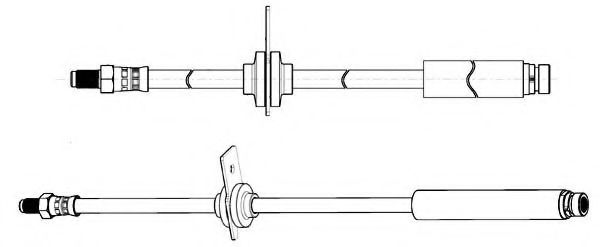 CEF 514644 Тормозной шланг для FORD (Форд) CEF 514644 Тормозной шланг для FORD (Форд)