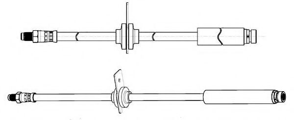 CEF 514645 Тормозной шланг для FORD (Форд) CEF 514645 Тормозной шланг для FORD (Форд)