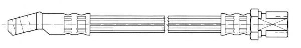 CEF 516809 Тормозной шланг для FIAT STRADA (Фиат Страда) CEF 516809 Тормозной шланг для FIAT STRADA (Фиат Страда)