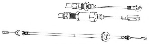 CEF CT02195 Трос, стояночная тормозная система для CITROËN RELAY (CитроËн Рэлаъ) CEF CT02195 Трос, стояночная тормозная система для CITROËN RELAY (CитроËн Рэлаъ)
