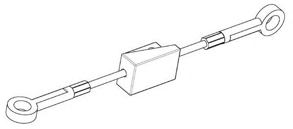 CEF FO02144 Трос, стояночная тормозная система для FORD FIESTA (Форд Фиэста) CEF FO02144 Трос, стояночная тормозная система для FORD FIESTA (Форд Фиэста)