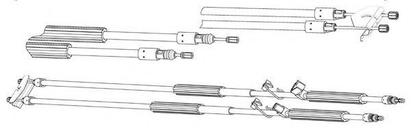 CEF FO02216 Трос, стояночная тормозная система для FORD (Форд) CEF FO02216 Трос, стояночная тормозная система для FORD (Форд)