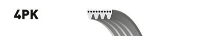 GATES 4PK1058 Поликлиновой ремень для MITSUBISHI COLT/RODEO (Митсубиши/митсубиси Cолт/родэо) GATES 4PK1058 Поликлиновой ремень для MITSUBISHI COLT/RODEO (Митсубиши/митсубиси Cолт/родэо)
