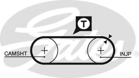 GATES 5034 Ремень ГРМ для AUDI 100 (Ауди 100) GATES 5034 Ремень ГРМ для AUDI 100 (Ауди 100)